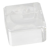 Maxbell Clear Square Crystal Display Stand Holder For 40-60mm Crystal Ball Sphere Globe
