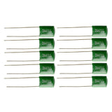 Maxbell 10 Pieces 0.047/2A473J Capacitors DIY for Electric Guitars Bass Tone Caps Green