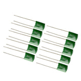 Maxbell 10 Pieces 0.047/2A473J Capacitors DIY for Electric Guitars Bass Tone Caps Green