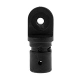 Maxbell Durable Black Nylon Marine Boat Bimini Top Fitting 22mm 7/8'' Tube Internal Eye End Insert Hardware Accessories