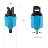 Maxbell Inflatable Boat SUP Pump Adaptor with Standard Schrader Conventional Air Pump Air Valve Adapter Spoke Plate Attachment