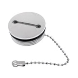 Maxbell Boat Marine 316 Stainless Steel Deck Fill Replacement Cap and Chain