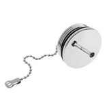 Maxbell Boat Marine 316 Stainless Steel Deck Fill Replacement Cap and Chain