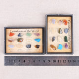 Maxbell Rock & Mineral Collection Educational Geology Science Toy for Kids Adults - Pack of 15