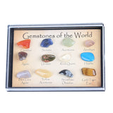 Maxbell Rock & Mineral Collection Educational Geology Science Toy for Kids Adults - Pack of 15