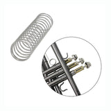 Maxbell Set of 3 Trumpet Repairing Part Spring Trumpet Spring Brass Woodwind Instrument Parts