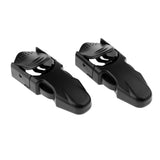 Maxbell 1 Pair Premium Black Plastic Scuba Diving Snorkeling Swimming Fin Strap Buckles Replacement Accessories