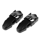 Maxbell 1 Pair Premium Black Plastic Scuba Diving Snorkeling Swimming Fin Strap Buckles Replacement Accessories