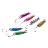 Maxbell Fishing Lures Metal Spoon Spinner Bait for Trout Bass Salmon w//Hook 2.5g