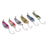 Maxbell Fishing Lures Metal Spoon Spinner Bait for Trout Bass Salmon w//Hook 2.5g