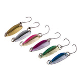 Maxbell Fishing Lures Metal Spoon Spinner Bait for Trout Bass Salmon w//Hook 2.5g