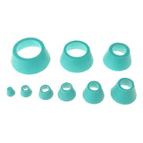 Maxbell Set of 9pcs Filter Adapter Cones Set, Buchner Funnel Flask Adapter Set, Tapered Collar, Good Elasticity Smooth Surface Hardwearing