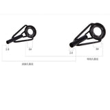 Maxbell 80pcs Stainless Steel Fishing Rod Tip Ring Eye Guide Repair Set Kit with Box