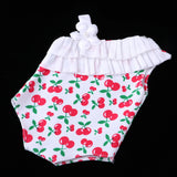 Maxbell Lovely Fruit Pattern Doll Summer Beach Accessory One-piece Swimsuit for 18 inch American Girl Dolls
