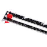 Maxbell Metal Sewing Measuring Gauge buttonholes Measurement Seam Quilting Ruler