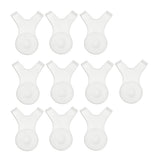 Maxbell 10pcs Reuseable Plastic Eyelash Extension Grafted Brush Clean Up Soft Makeup Mascara Tool