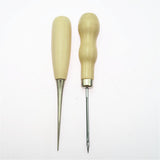 Maxbell 22 Pieces Leather Craft Hand Stitching Sewing Tools Awl Waxed Thread Thimble Kit