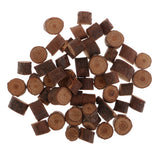 Maxbell 50 Pieces Rustic Round Wood Log Slices Discs for DIY Crafts Wedding Centerpieces
