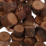 Maxbell 50 Pieces Rustic Round Wood Log Slices Discs for DIY Crafts Wedding Centerpieces