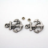 Maxbell 10 Sets Alloy Anchor Stud Rivets For Jackets Hats Leathercraft DIY Accessories