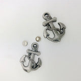 Maxbell 10 Sets Alloy Anchor Stud Rivets For Jackets Hats Leathercraft DIY Accessories