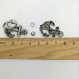 Maxbell 10 Sets Alloy Anchor Stud Rivets For Jackets Hats Leathercraft DIY Accessories