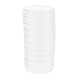 Maxbell Pack of 10 Sets Sterile Petri Dishes with Lids for Laboratory Plates Bacterial Yeast, Diameter of 60mm