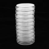 Maxbell Pack of 10 Sets Sterile Petri Dishes with Lids for Laboratory Plates Bacterial Yeast, Diameter of 60mm