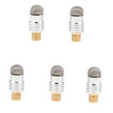Maxbell 5 Pieces 2 in 1 Replacement Fiber Tips for Capacitive Stylus Pens Diameter 6.0mm