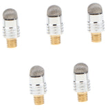 Maxbell 5 Pieces 2 in 1 Replacement Fiber Tips for Capacitive Stylus Pens Diameter 6.0mm