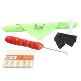 Maxbell Clarinet Cleaning Maintenance Kit Adjutable Neck Strap Bamboo Reed Cleaning Cloth Brush