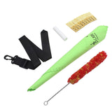 Maxbell Clarinet Cleaning Maintenance Kit Adjutable Neck Strap Bamboo Reed Cleaning Cloth Brush