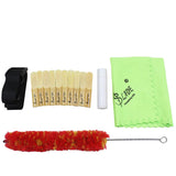 Maxbell Clarinet Cleaning Maintenance Kit Adjutable Neck Strap Bamboo Reed Cleaning Cloth Brush