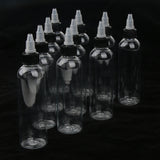 Maxbell 10 Pcs Empty Plastic Bottles with Twist Top Cap for Solvents, Oils, Paint, Ink, Liquid Gule 120ml