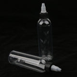 Maxbell 10 Pcs Empty Plastic Bottles with Twist Top Cap for Solvents, Oils, Paint, Ink, Liquid Gule 120ml