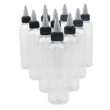 Maxbell 10 Pcs Empty Plastic Bottles with Twist Top Cap for Solvents, Oils, Paint, Ink, Liquid Gule 120ml