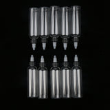 Maxbell 10 Pcs Empty Plastic Bottles with Twist Top Cap for Solvents, Oils, Paint, Ink, Liquid Gule 120ml