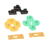 Maxbell 5Pieces Conductive Button Rubber Pad for Sony PS2 DualShock2 Controller Key Accessory
