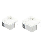 Maxbell Clear Square Crystal Display Stand Holder For 70-80mm Crystal Ball Sphere Globe