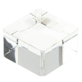 Maxbell Clear Square Crystal Display Stand Holder For 70-80mm Crystal Ball Sphere Globe