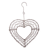 Maxbell 14cm Iron Frame Heart Shape Succulent Pot Metal Planter Iron Box Romantic, Add a romantic touch to your garden or lovely house