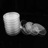 Maxbell 10 Sets Petri Dishes Plastic Sterile Cell Tissue Culture Dishes with Lids 60mm