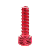 Maxbell 10pcs M6 x 20mm Pitch Alloy Steel Hex Bolt Socket Head Cap Screws  Red