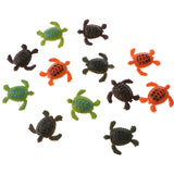 Maxbell 12-piece Plastic Animal Turtle Models Kids Educational Toy Party Bag Fillers