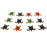 Maxbell 12-piece Plastic Animal Turtle Models Kids Educational Toy Party Bag Fillers