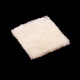 Maxbell 10x10cm Square Wool Leather Dyeing Finshing Tool for Leathercraft DIY Crafts