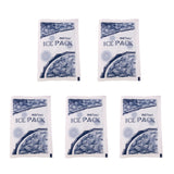 Maxbell 5 Bags Professional Disposable Cold Instant Ice Pack For Emergency Injuries First Aid Sprains Bruises Stings Pain  100g/Bag