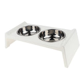 Maxbell Puppy Dog Pet Cat Litter Food Feeding Weaning Stainless Steel Feeder Bowl