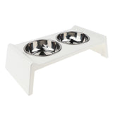 Maxbell Puppy Dog Pet Cat Litter Food Feeding Weaning Stainless Steel Feeder Bowl
