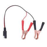 Maxbell Premium 18AWG DC SAE to Alligator Clips Extension Cable Car Battery Jumper Booster